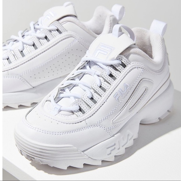 fila white dad shoes